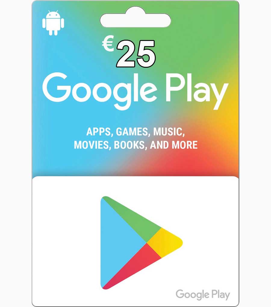 Google Play 25 Gift Card UK Region Email Delivery
