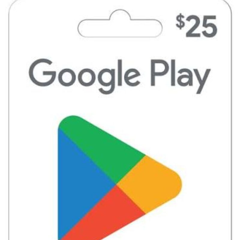 Google Play $25 Gift Card – US Region – Email Delivery