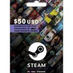 Steam 50 Gift Card US Region Email Delivery